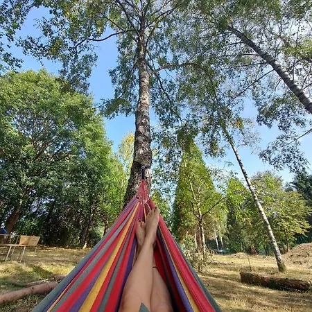 Glamping Luchshoehle Сasa de vacaciones *